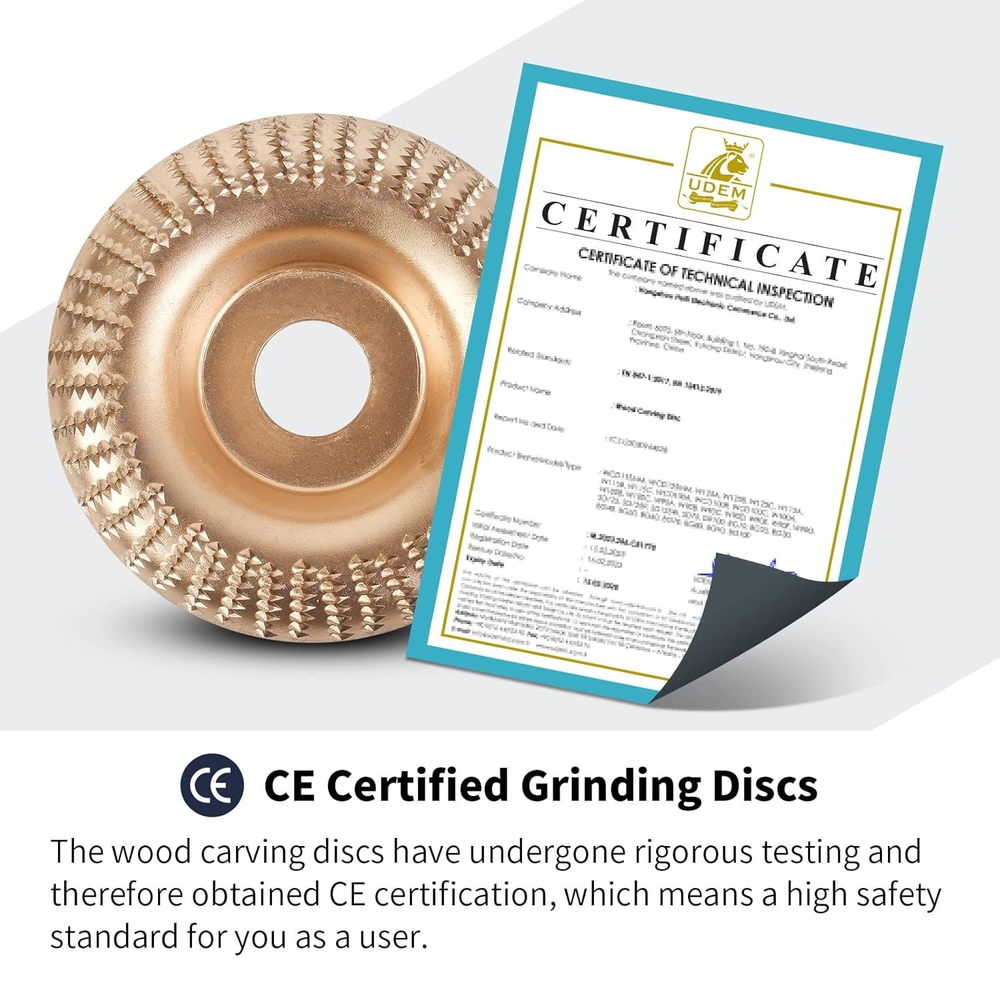 Heavy-Duty Wood-Carving-Disc Set (3PCS)