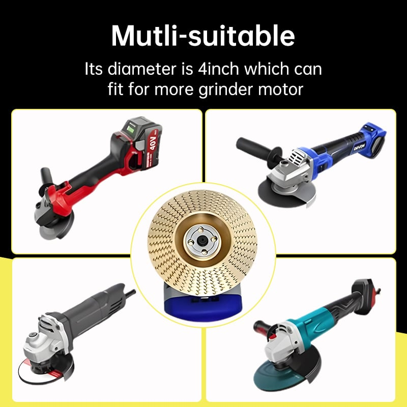 Heavy-Duty Wood-Carving-Disc Set (3PCS)